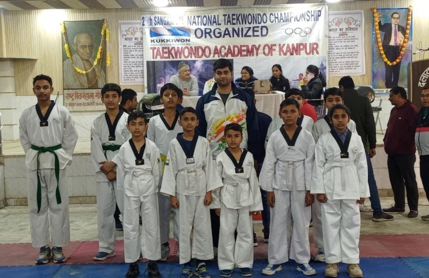 Avadh Collegiate Wins Ten Medals in Taekwondo