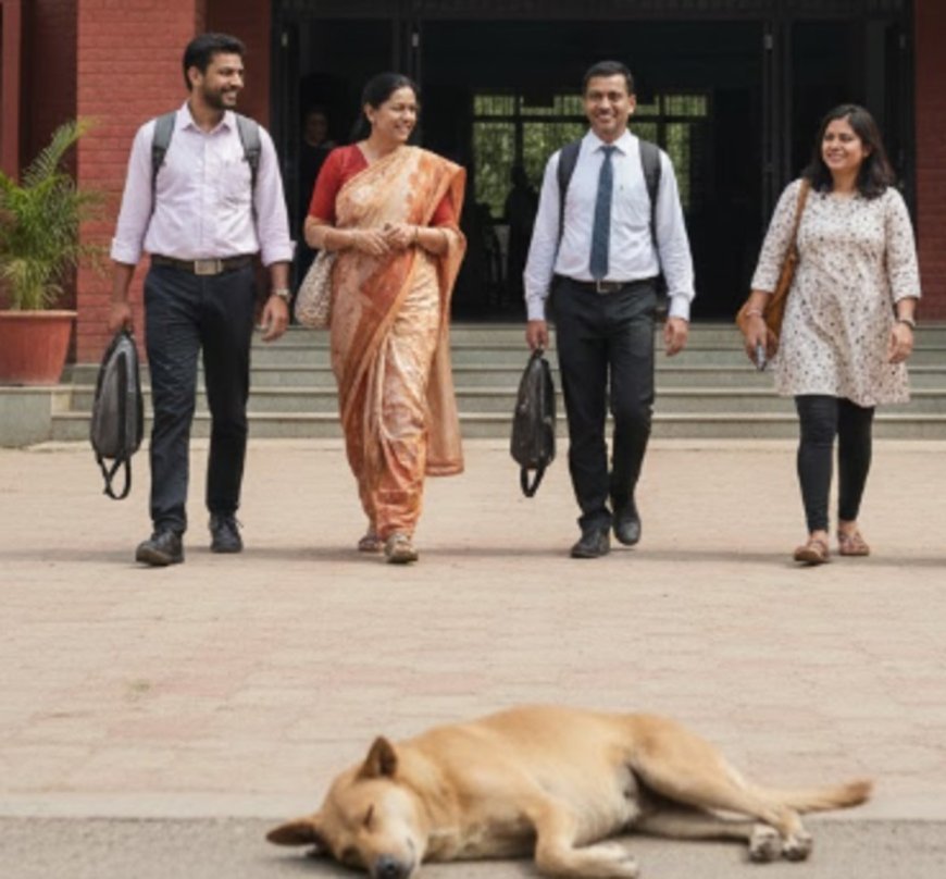 No Stray Dog Duty for Delhi Teachers