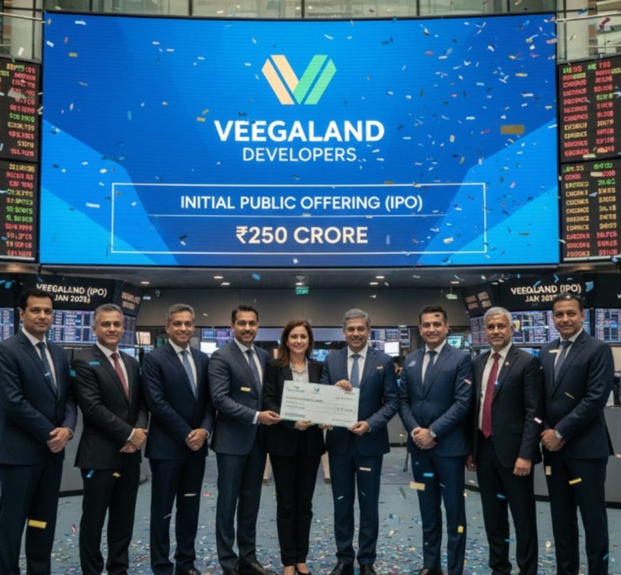 Veegaland Developers Files for ₹250 Crore IPO