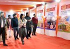 Commissioner Soumya Agarwal Reviews State Exhibition at Magh Mela