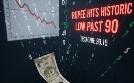 Rupee Hits Historic Low Past 90 Level