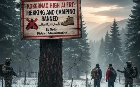 Kokernag High Alert: Trekking and Camping Banned