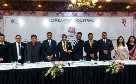 JCI Kanpur Industrial Celebrates 44th Installation Day: Nikhil Ranjan Takes the Helm for 2026