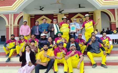 SJC Staff Clinch Victory in High-Scoring Republic Day Friendly Cricket Match