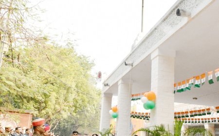 Commissioner Soumya Agarwal Calls for Unity and Duty on 77th Republic Day