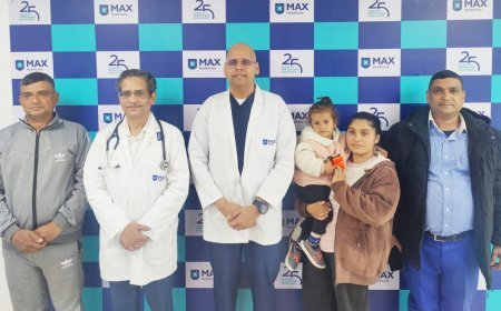 Max Hospital Lucknow Saves 19-Month-Old from Rare Double-Organ Crisis
