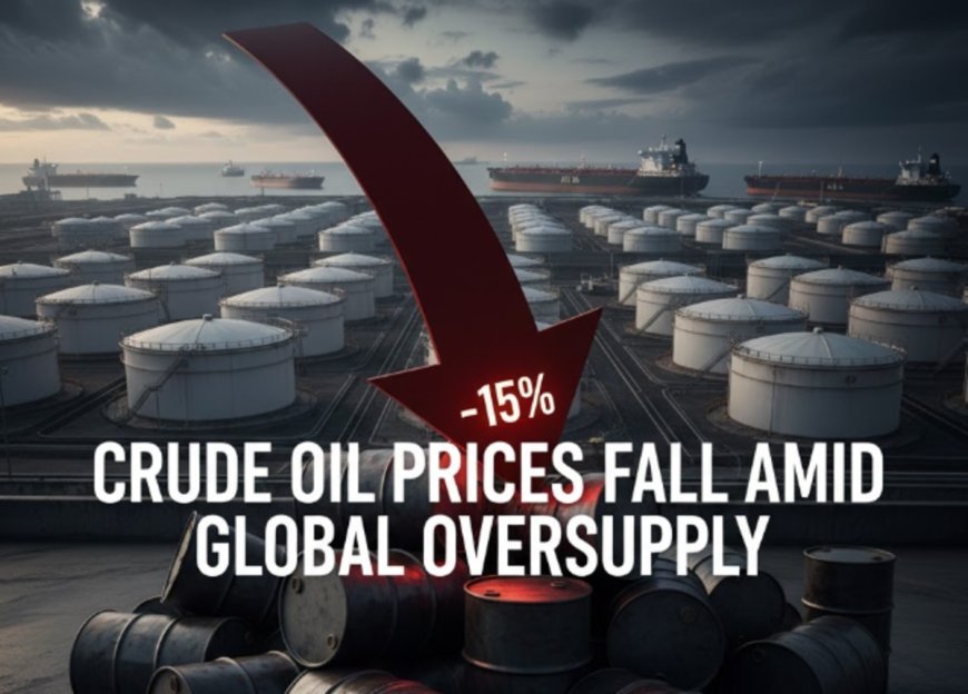 Crude Oil Prices Fall Amid Global Oversupply