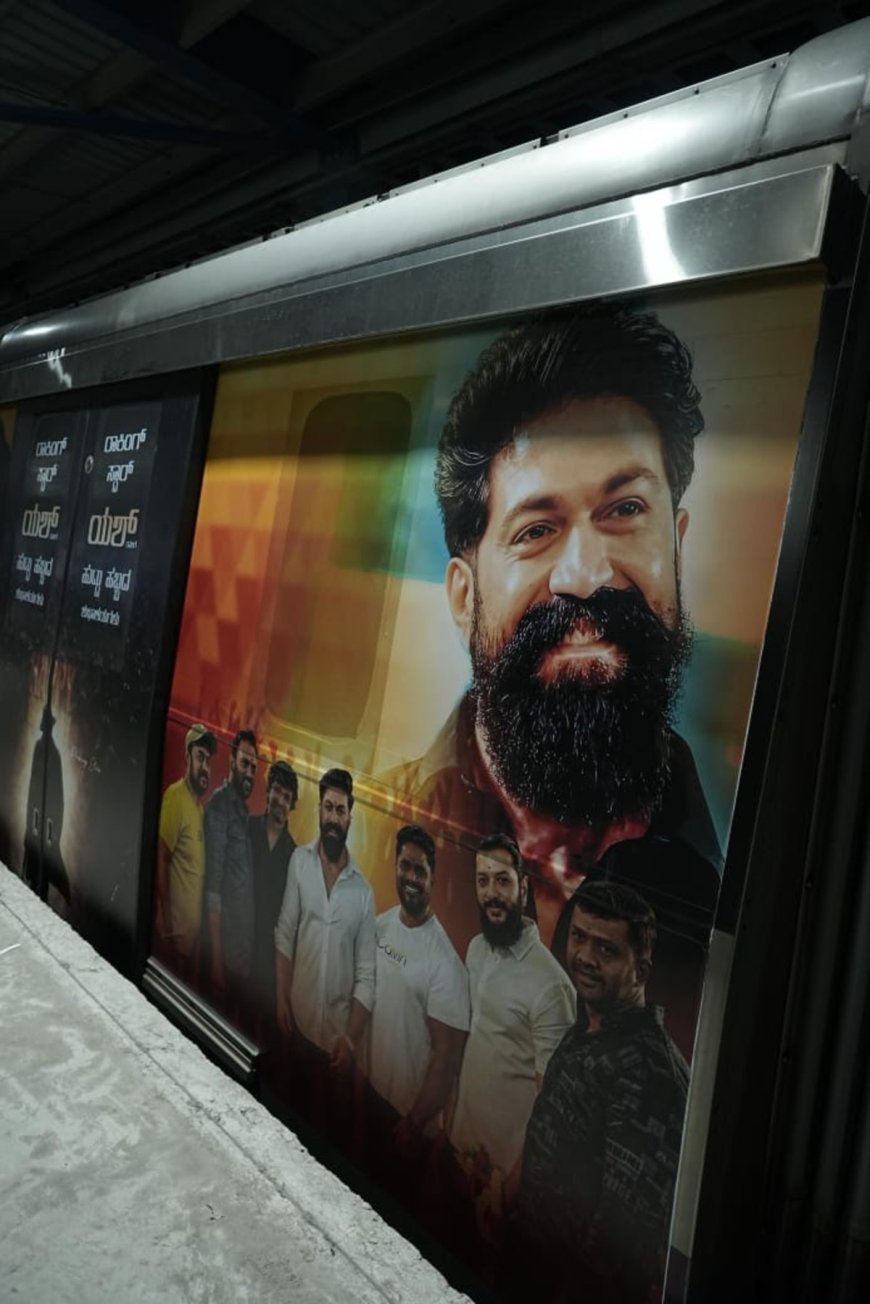 Yash Birthday: Bengaluru Metro Historic Fan Takeover