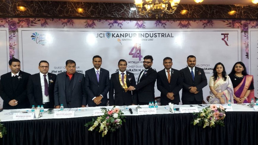 JCI Kanpur Industrial Celebrates 44th Installation Day: Nikhil Ranjan Takes the Helm for 2026