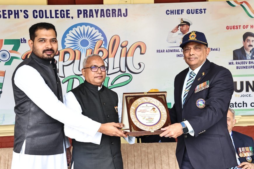 St. Joseph’s College Prayagraj Celebrates 77th Republic Day with Golden Jubilee Alumni