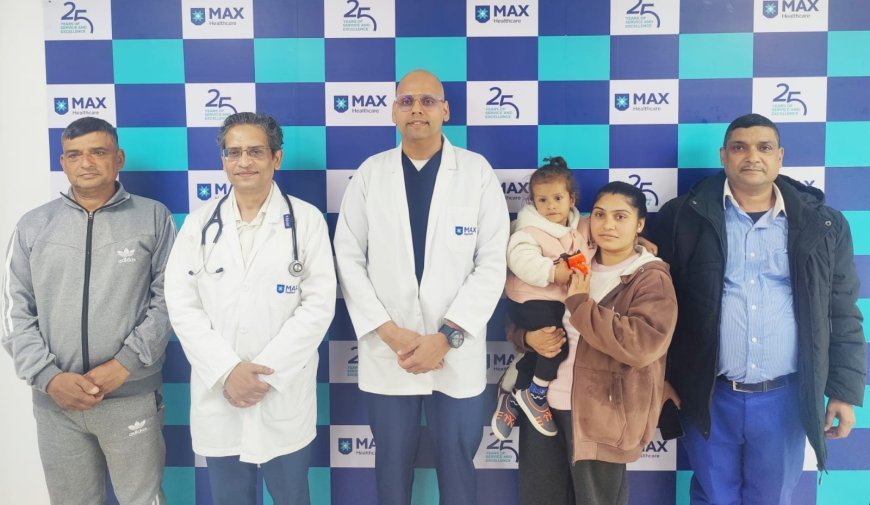 Max Hospital Lucknow Saves 19-Month-Old from Rare Double-Organ Crisis