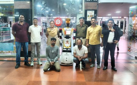 Rail Robocop "ASC Arjun" Scores First Win: AI-Powered Droid Bags Habitual Offenders at Vizag Station