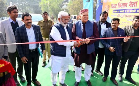 Agriculture Minister Surya Pratap Shahi Inaugurates 'Virat Kisan Mela' in Prayagraj
