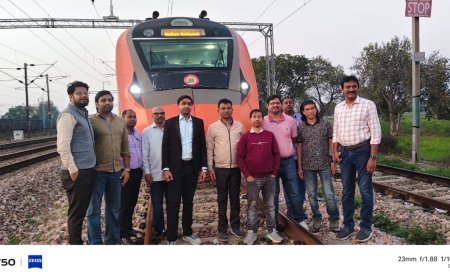 Precision at 160 Kmph: North Central Railway Marks Historic Milestone with ‘Kavach’ Trials