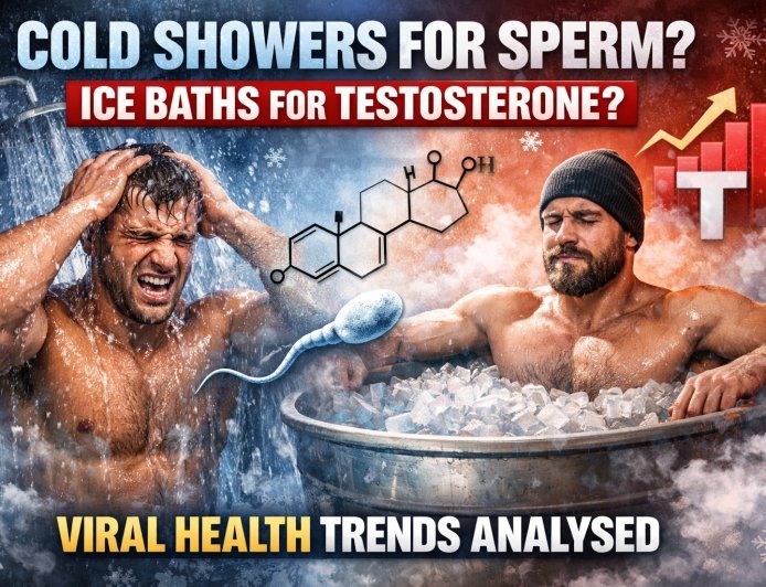Cold Showers for Sperm? Ice Baths for Testosterone? Viral Health Trends Analysed