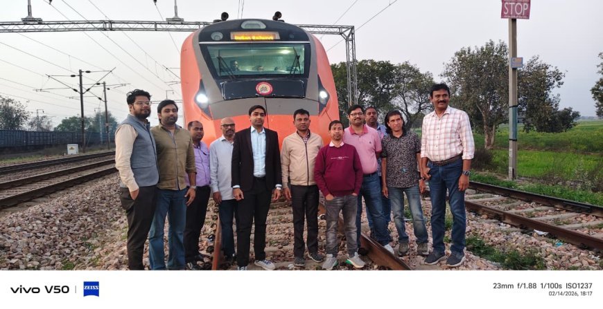 Precision at 160 Kmph: North Central Railway Marks Historic Milestone with ‘Kavach’ Trials