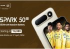 Tecno Spark 50 5G Debuts with Massive 6500mAh Battery and Military-Grade Toughness