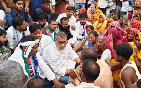 LJP (Ram Vilas) Delegation Demands Justice for Dalit Man Burned Alive in Bhadohi