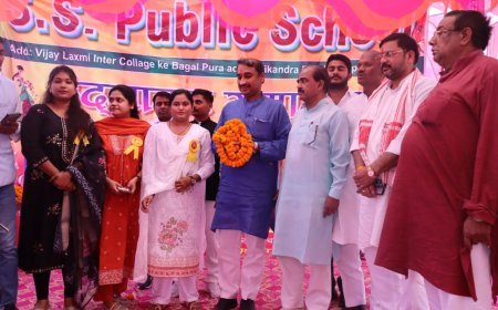 MLA Deepak Patel Inaugurates New Pre-School in Sahso