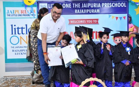 Little One - The Jaipuria Preschool Celebrates Vibrant Graduation Day