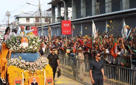 Historic Energy: BJP-NDA Reaffirms Commitment to Thrissur’s Growth in Mega Roadshow