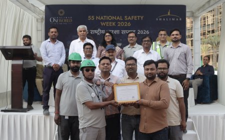 55th National Safety Week Concludes with Grandeur at Shalimar OneWorld, Lucknow
