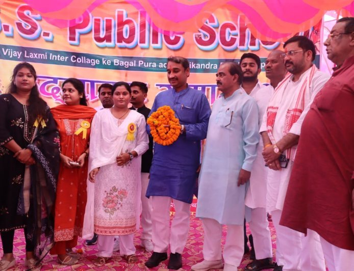 MLA Deepak Patel Inaugurates New Pre-School in Sahso