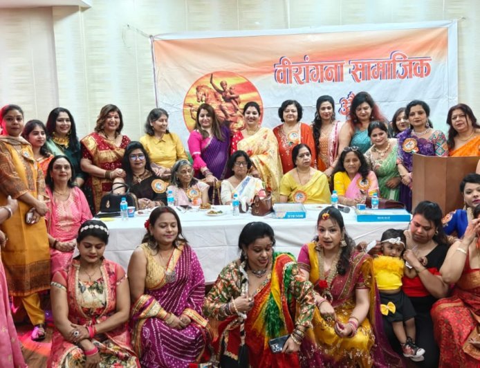 Veerangana Samiti Paints Kanpur Pink with Grand Holi Milan Celebration