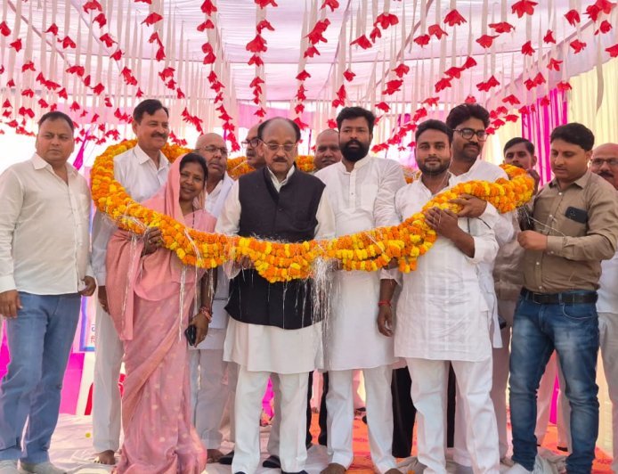 Congress Hosts Grand Holi-Eid ‘Sadbhavna’ Milan in Sahson