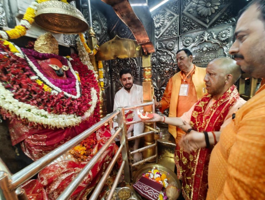 CM Yogi Inspects Vindhyachal Corridor; Ensures Seamless Arrangements for Chaitra Navratri