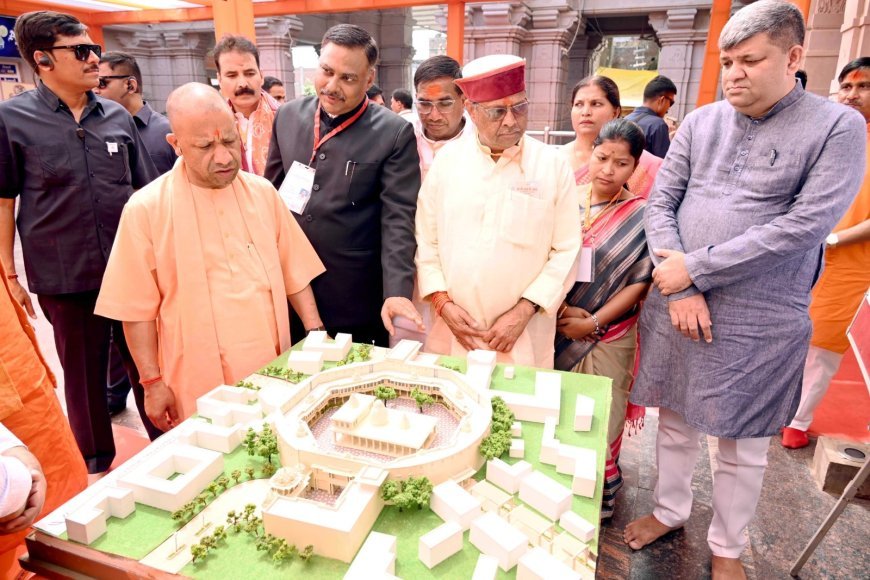 CM Yogi Inspects Vindhyachal Corridor; Ensures Seamless Arrangements for Chaitra Navratri