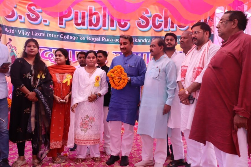 MLA Deepak Patel Inaugurates New Pre-School in Sahso