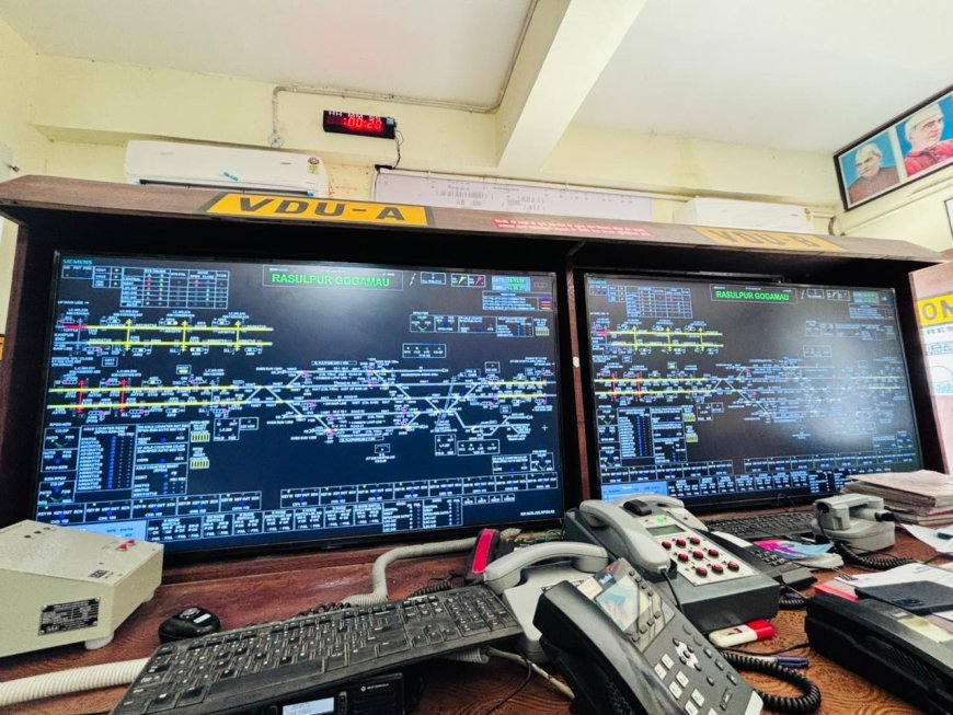 North Central Railway Achieves Milestone with Automatic Signaling on Rasoolpur Gogomau-Lalpur Section