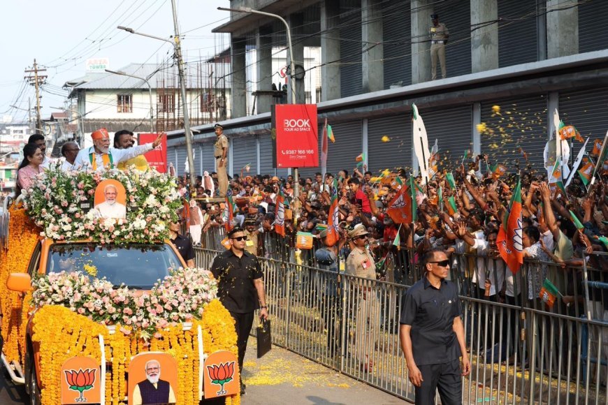 Historic Energy: BJP-NDA Reaffirms Commitment to Thrissur’s Growth in Mega Roadshow