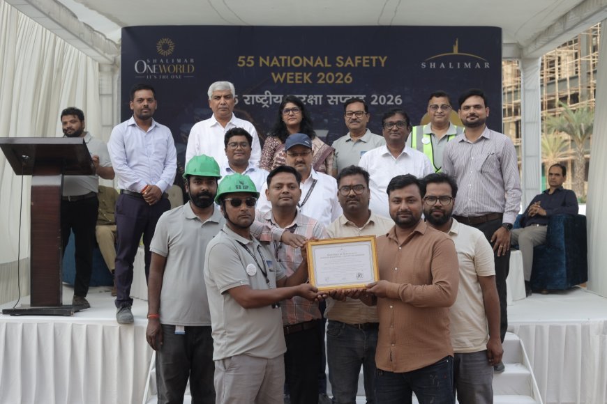 55th National Safety Week Concludes with Grandeur at Shalimar OneWorld, Lucknow