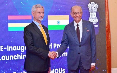India and Mauritius Strengthen Ties: EAM Jaishankar Inaugurates 11 Development Projects