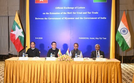 Minister Kirti Vardhan Singh Attends Presidential Inauguration in Myanmar