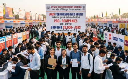 Jobs for Unemployed Youth of UP West: 200 Companies Bringing 25,000 Jobs