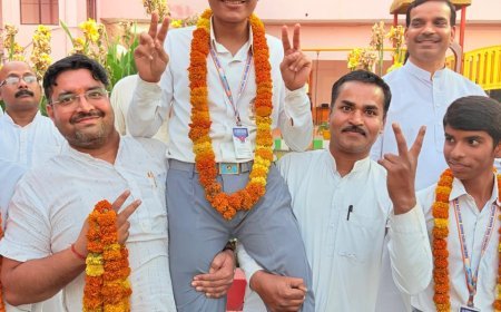 Yash Shukla Tops Saraswati Vidya Mandir with 96.8% in CBSE Class 10