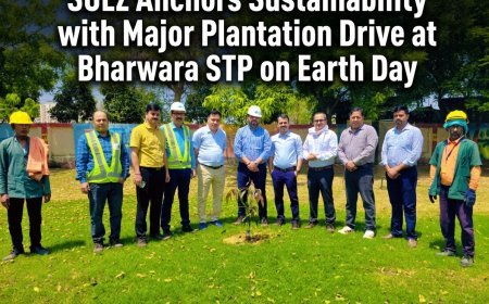 Suez Anchors Sustainability with Major Plantation Drive at Bharwara STP on Earth Day
