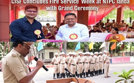 CISF Concludes Fire Service Week at NTPC Tanda with Grand Ceremony