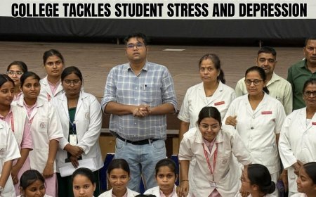 Awareness Program at Mahamaya Medical College Tackles Student Stress and Depression