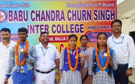 Babu Chandrachud Singh Inter College Achieves 100% Success Rate in UP Board Exams