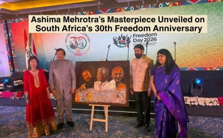 Ashima Mehrotra’s Masterpiece Unveiled on South Africa’s 30th Freedom Anniversary