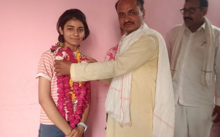 Ankita Shukla Secures 5th District Rank in UP Board High School Results