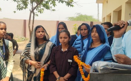 Academic Excellence Shines at Shivmangal College: Sangramgarh Girls Lead the Way