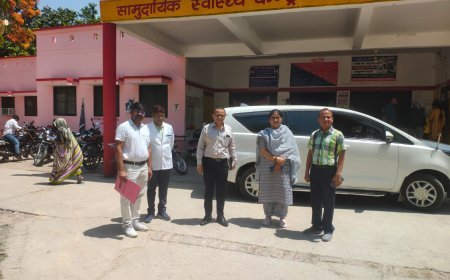 NHM Leadership Evaluates Kalakankar CHC; GM Directs Further Improvement in Healthcare Services