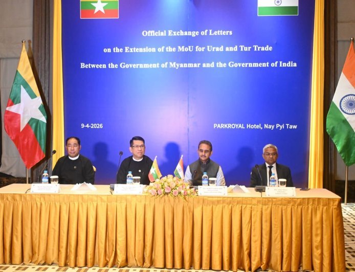 Minister Kirti Vardhan Singh Attends Presidential Inauguration in Myanmar