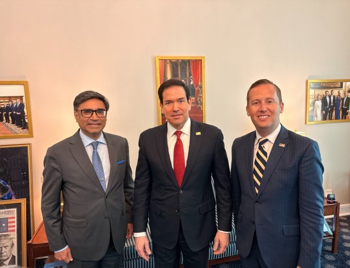 Foreign Secretary Vikram Misri Meets US Secretary of State and FBI Chief