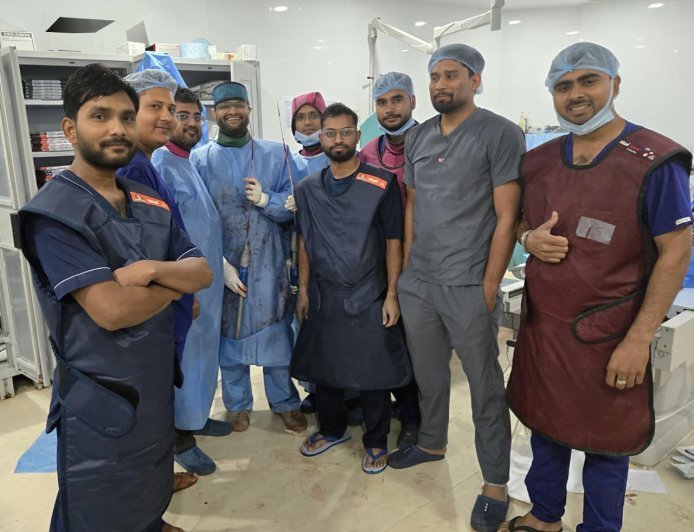 Life-Saving EVAR Procedure Successfully Performed at SRN Hospital